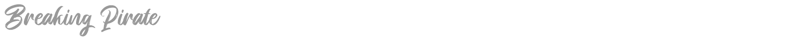 Breaking Pirate font preview